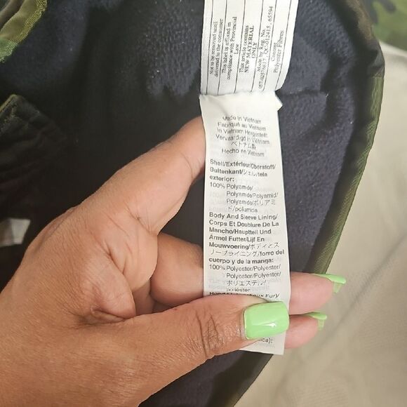 Crewcuts Green and Brown Puffer Jacket with Hood - Picture 6 of 16